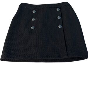 White House Black Market Black Knit Mini Skirt 🆕